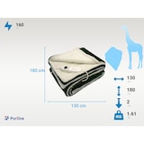 thumbnail of PURLINE Heizdecke mit Schafsfelloberfläche WARMER BED PLUS