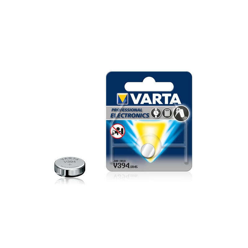 VARTA Knopfzellenbatterie Electronics V395 (SR57) Silber