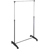 thumbnail of King Home Stender Appendiabiti Acciaio 80x43x90/160h cm Altezza regolabile Nero
