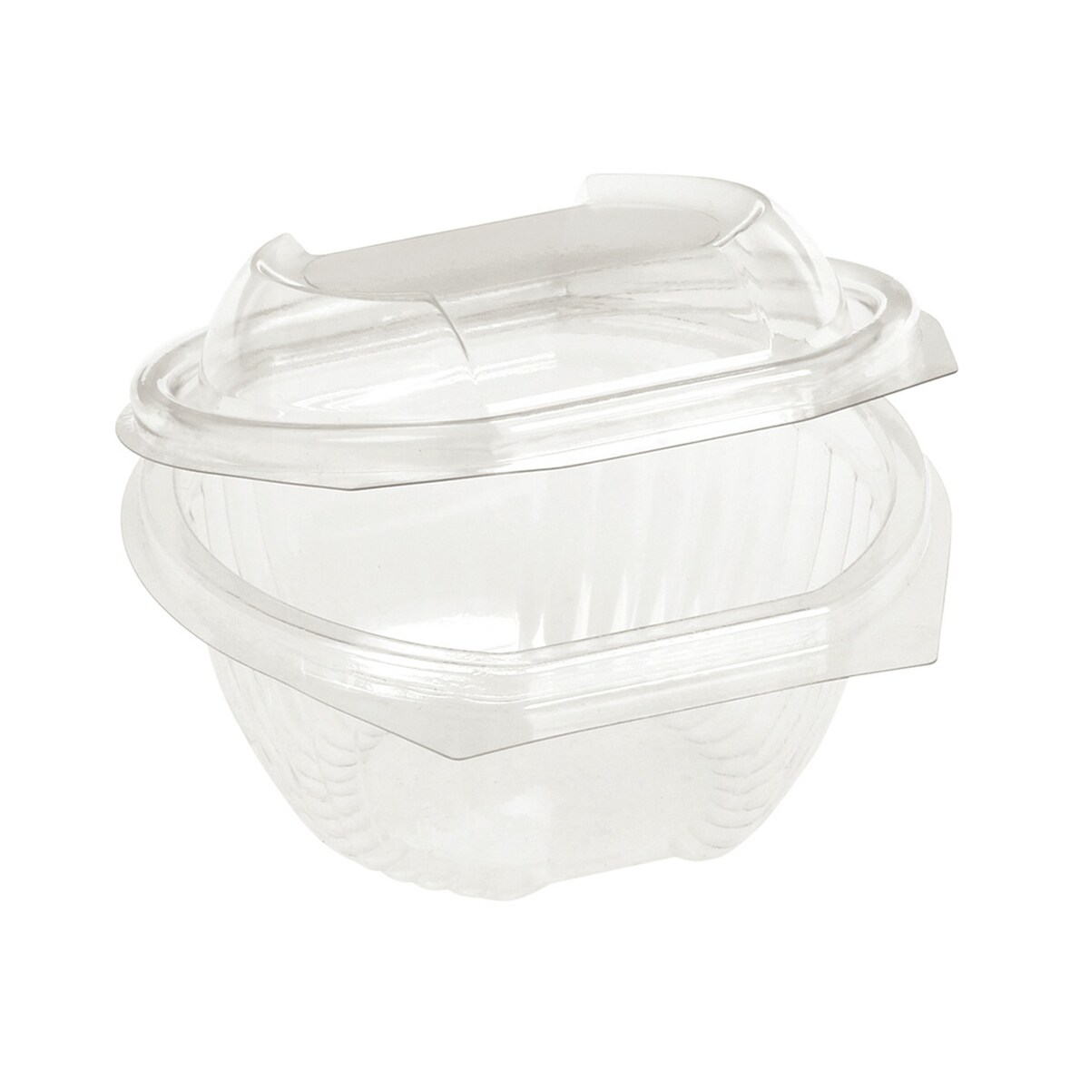 50x BIO Salatschalen fixer Deckel aus Bio-Kunststoff PLA transparent  250ml