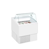 thumbnail of Refrigerador de sorvetes TEFCOLD ISETTA 4ST, aço e vidro, refrigeração profissional, branco