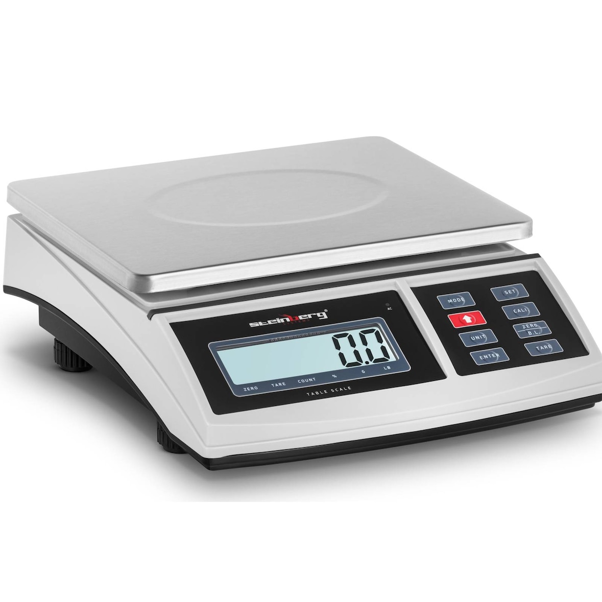 Steinberg Systems - Tafelweegschaal - 15 kg / 0,5 g - 21 x 27 cm - LCD