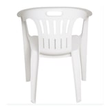 thumbnail of Sedia da Giardino Impilabile Poltrona Piona Progarden Sedie con Braccioli da Esterno in Plastica Bianca