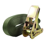 thumbnail of 5x Profi Ratschen Spanngurt Spanngurte Zurrgurt 1-tlg 6m 0,8t 0,8to 800 kg TÜV/GS OLIV
