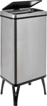 thumbnail of WellHome - 2er-Set Intelligenter Mülleimer 50L in Grau mit Magnetetiketten 35,5x26x83,5 cm