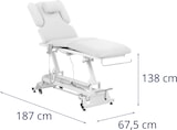 thumbnail of Helloshop26 - Professionelle elektrische Massageliege Massagebett Physiotherapieliege 2 Motoren 200 kg weiß