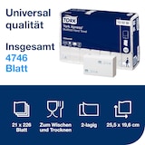 thumbnail of Tork Xpress kosteneffectieve multivouw handdoeken wit H2, universele kwaliteit, 2-laags, 100% gerecyclede vezels, 21 × 226 doeken, 150290