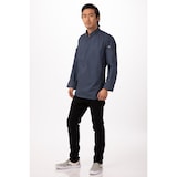 thumbnail of Chef Works® Kochjacke HARTFORD COOL VENT & lite, Reißverschluss, Blau, Größe XXL