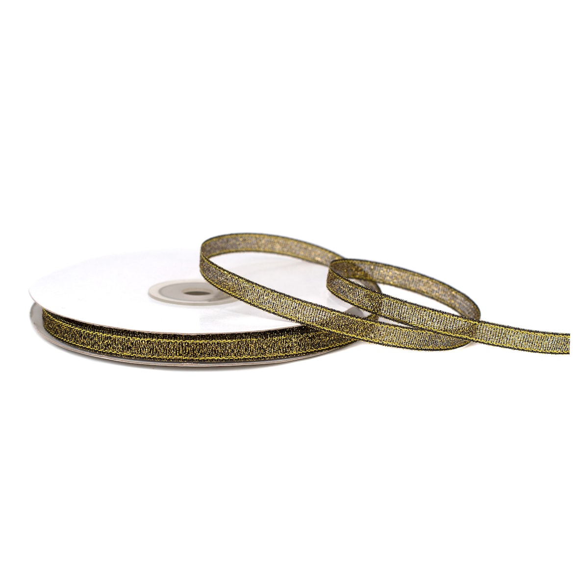 32m Rolle Lurexband 6mm Netzband Glitzerband Dekoband Weihnachten Hochzeit Geschenkband Schleifenband Zierband Weihnachten Weihnachtsband Braun Gold