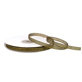 thumbnail of 32m Rolle Lurexband 6mm Netzband Glitzerband Dekoband Weihnachten Hochzeit Geschenkband Schleifenband Zierband Weihnachten Weihnachtsband Braun Gold