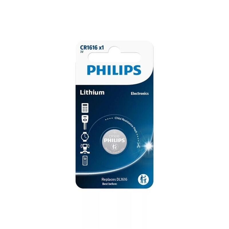 Philips Pila Boton Litio Cr1620 3V Blister*1