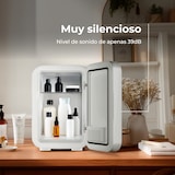 thumbnail of Nevera Mini EVVO F6 Beauty Blanco, 6 L, Enfría y Calienta, Luz LED, AC/DC
