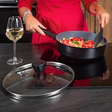 thumbnail of BE Living Hapjespan met Deksel – Ø 28 cm – Sauteerpan - Keramisch – Inductie – PFAS Vrij Anti Aanbak – Delight series