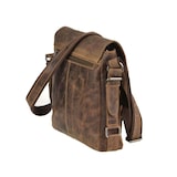 thumbnail of Greenburry Umhängetasche Leder braun Vintage Messenger Schultertasche Herren 36x31cm