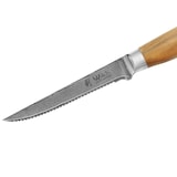 thumbnail of Wakoli 4er Damast Steakmesser-Set, Klingenlänge 12,50 cm mit Olivenholzgriff