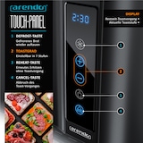 thumbnail of Arendo Toaster für 4 Scheiben Langschlitz 1500 W, Brötchenaufsatz, Wärmeisoliert, Display, Touch, Schwarz