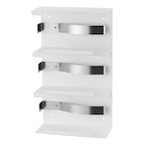 thumbnail of MediQo-line Handschuhspender TRIO - Wandmontage - Aluminium weiß pulverbeschichtet