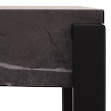 thumbnail of TV-Rack HWC-L53, Fernsehtisch Lowboard TV-Tisch, Metall 42x120x44cm ~ Marmor-Optik grau