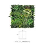 thumbnail of Bonerva | Jardín Vertical Artificial Costa Rica | Reacción al fuego clase "B" | Pieza 100x100cm (1m²) | Planta artificial para HORECA | MAL1221