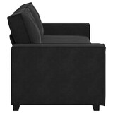 thumbnail of vidaXL 3-Sitzer-Sofa Schwarz 220x78x84 cm Samt