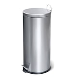 thumbnail of Tarrington House Cubo de basura con pedal, metal/ acero inoxidable,  Ø 29.7 x 64 cm, 30 L, plata