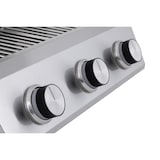 thumbnail of Tarrington House 3-Brenner Tisch-Gasgrill Cathan, Grillfläche 32 x 52 cm, Edelstahl, silber