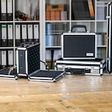 thumbnail of HMF 14433-02 Alu Transportkoffer, 62 x 26 x 12 cm, Schwarz