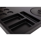 thumbnail of Willkommenstablett SUPREME Schwarz-Braun mit STAR Wasserkocher 0,5 L Schwarz OHNE Nespressomaschine