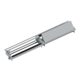 thumbnail of Bachmann CONI DUO Einbaurahmen lang, 2x 6-fach (911.025) silber