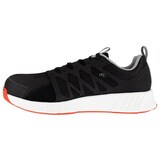 thumbnail of Reebok - Chaussures de sécurité basses noire blanche et orange en maille nylon embout composite S1P SRC #000000 Taille 46