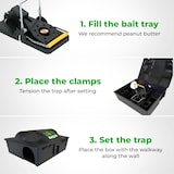 thumbnail of VerminBuster Rattenköderbox + Rattenfalle - inkl. Schloss - Köderbox für Ratten und Mäuse - Rattenköderbox - Rattenköderbox - Rattenbox