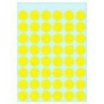 thumbnail of HERMA 1861 Markierungspunkte Gelb 13 x 13 mm 5 Blatt à 48 Etiketten