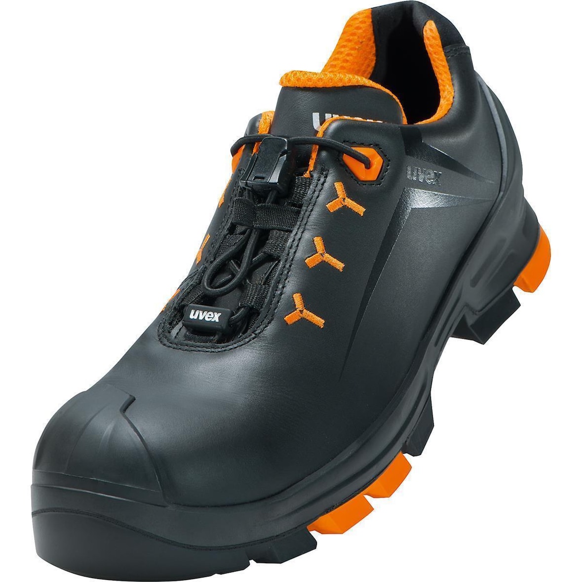 uvex 6502242 uvex 2 Halbschuh S3 SRC, Gr. 42, schwarz/orange