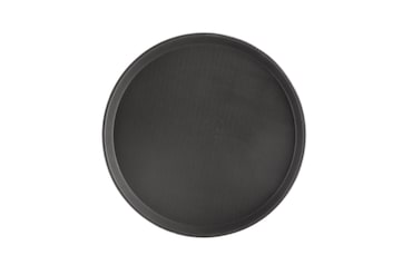METRO PROFESSIONAL Bandeja de camarero, fibra de vidrio, Ø 40.5 x 2.2 cm, redondo, negro