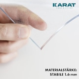 thumbnail of KARAT Tischfolie Imperial Transparent Mattiert mit abgeschrägter Kante 60 x 205 cm