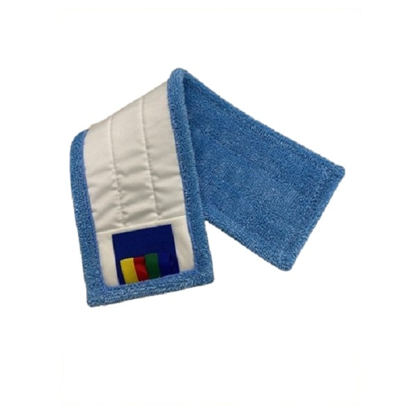 Frange microfibre bleue micro+ languettes et poches 50 cm BOUSSEMART