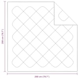 thumbnail of vidaXL Winterbettdecke mit Kissen 3 pcs Weiß Mikrofaser