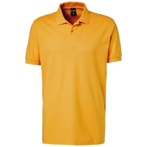 982 - Herren Poloshirt : gelb 100% Baumwolle 180 g/m² M