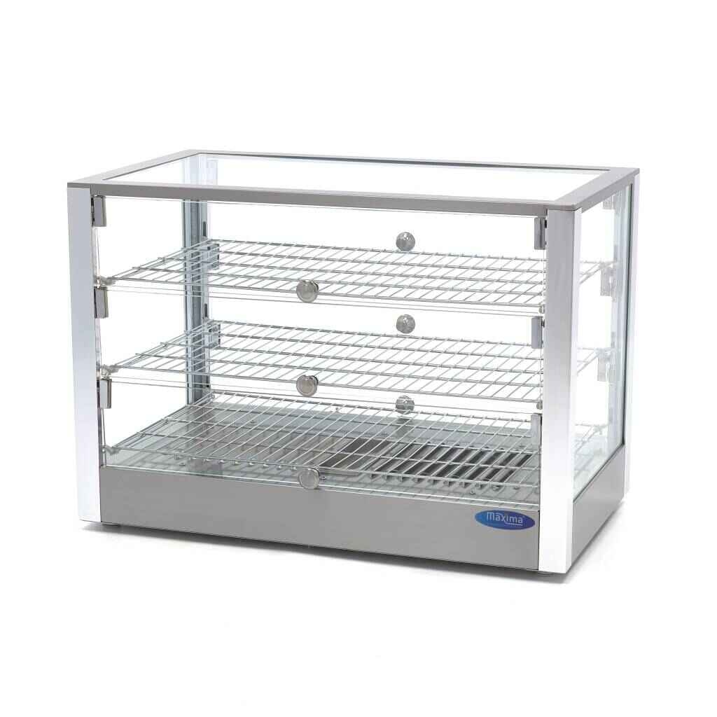 Warme vitrine - 115 L - 70 cm - 3 legplanken