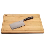 thumbnail of KLAMER Damast Hackmesser 16cm aus echtem japanischem Stahl, Chinesisches Kochmesser, Küchenbeil