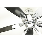 thumbnail of Westinghouse Arius Deckenventilator  (Ø) 132 cm Flügelfarbe: Weiß, Schwarz Gehäusefarbe (Details): C