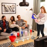 thumbnail of Relaxdays Popcorntüten, 72er Set, gestreift, Retro-Optik, Kino, Filmabend Zubehör, Pappe, Popcornbehälter, rot/weiß