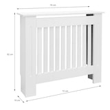 thumbnail of ECD Germany Heizkörperverkleidung Landhausstil 78x19x82 cm Weiß, MDF lackiert, Heizungsverkleidung Heizkörperabdeckung für Wohnzimmer & Schlafzimmer