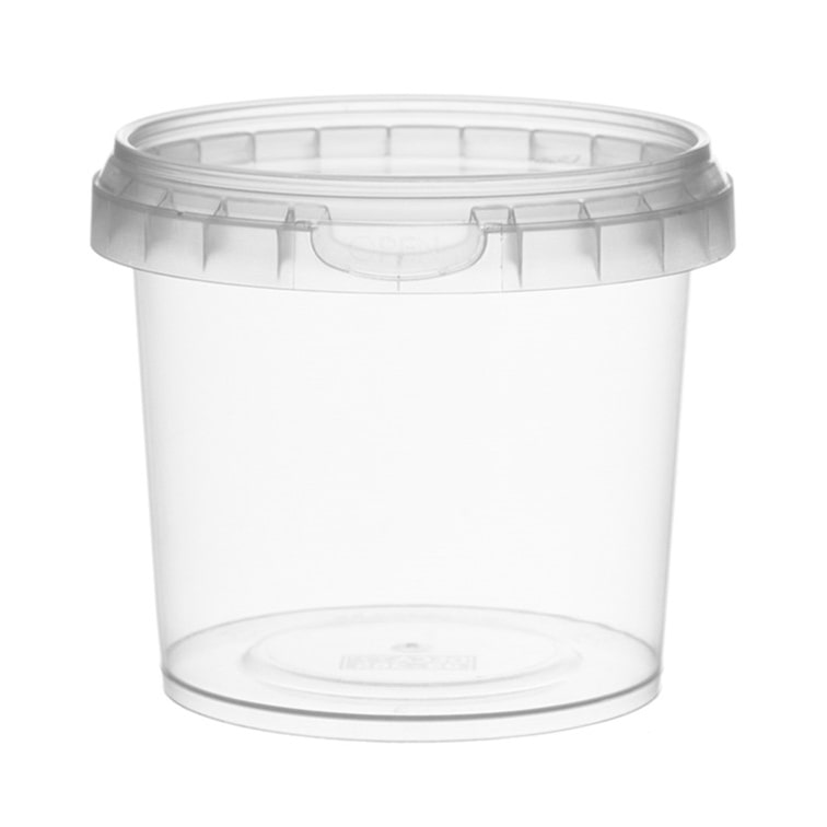 MONOUSO - Envase de Plástico con Tapa Inviolable 365ml Ø9,5 (375 Uds)