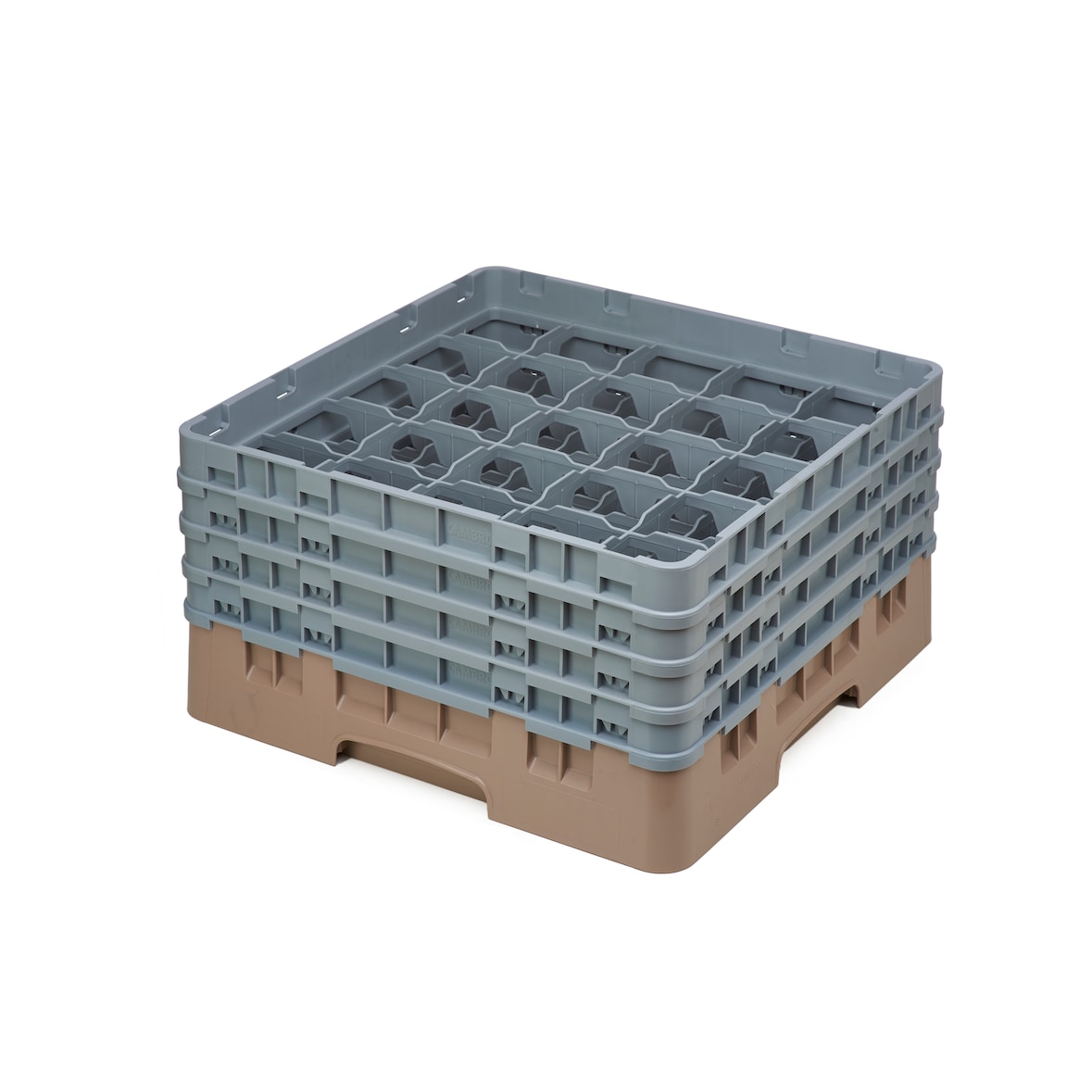 Vaatwaskorf met 25 compartimenten  | Max hoogte 21,5cm | 500x500x267(h)mm