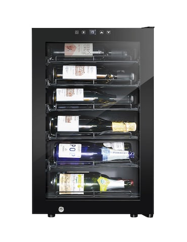 LA SOMMELIERE Cantinetta di servizio per 22 bottiglie,  porta in vetro trattato anti-UV