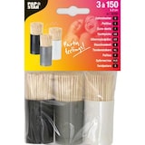 thumbnail of 10 lots de 450 Cure dents, bois rond 6,8 cm en boîte