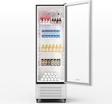 thumbnail of GrandCooler Getränkekühlschrank | 306 L | LED-Beleuchtung | mit Rollen | 4 Regale Silber