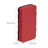 thumbnail of Relaxdays Whiteboard Schwamm 20er Set, Magnetschwamm eckig, Schule & Büro, HBT: 2x10,5x5,5 cm, Tafelwischer, EVA, bunt