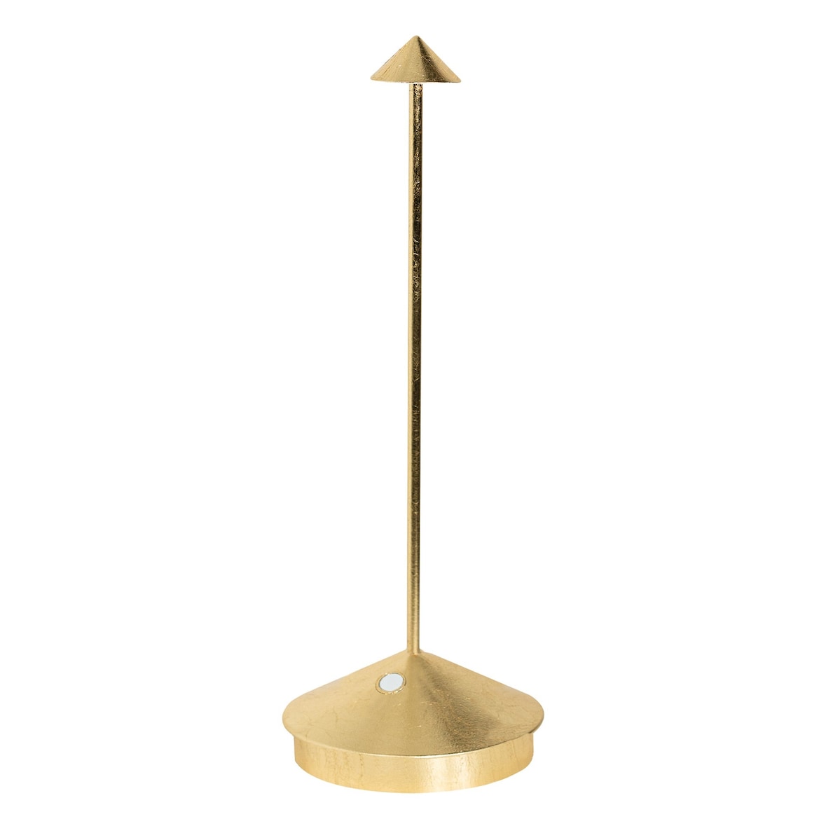 Zafferano -  Pina Pro LED-Tischleuchte Blattgold wiederaufladbar und dimmbar kabellos Zafferano 2200-2700-3000K